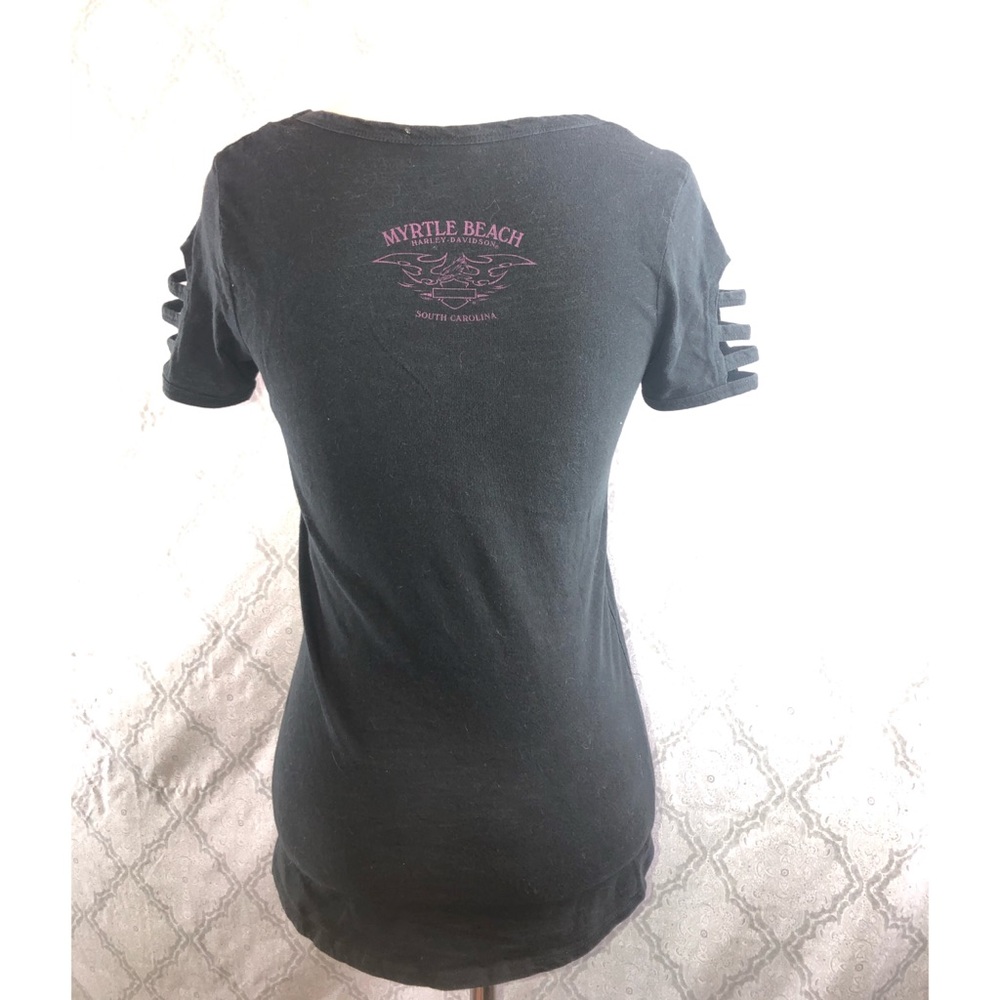 Vintage Harley Davidson Bad Girls T - Picture 5 of 6
